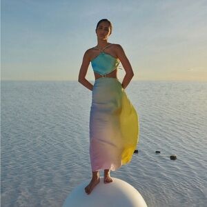 Baobab Kira Maxi Dress NWT in Halo